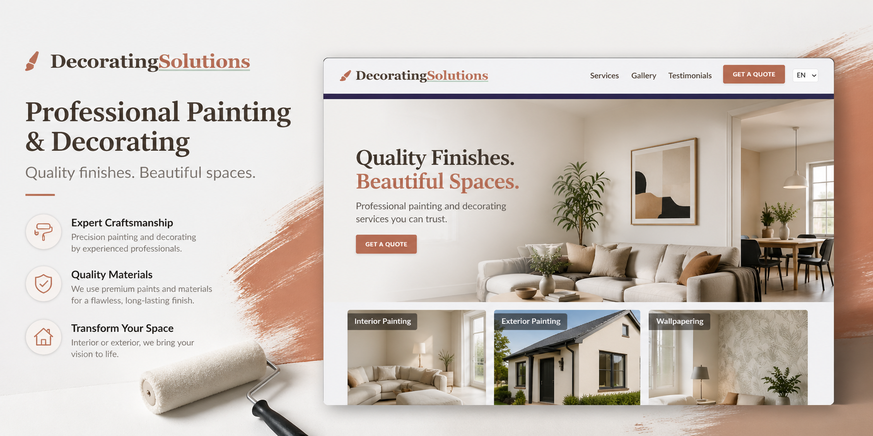 Decorating Solutions marketing site